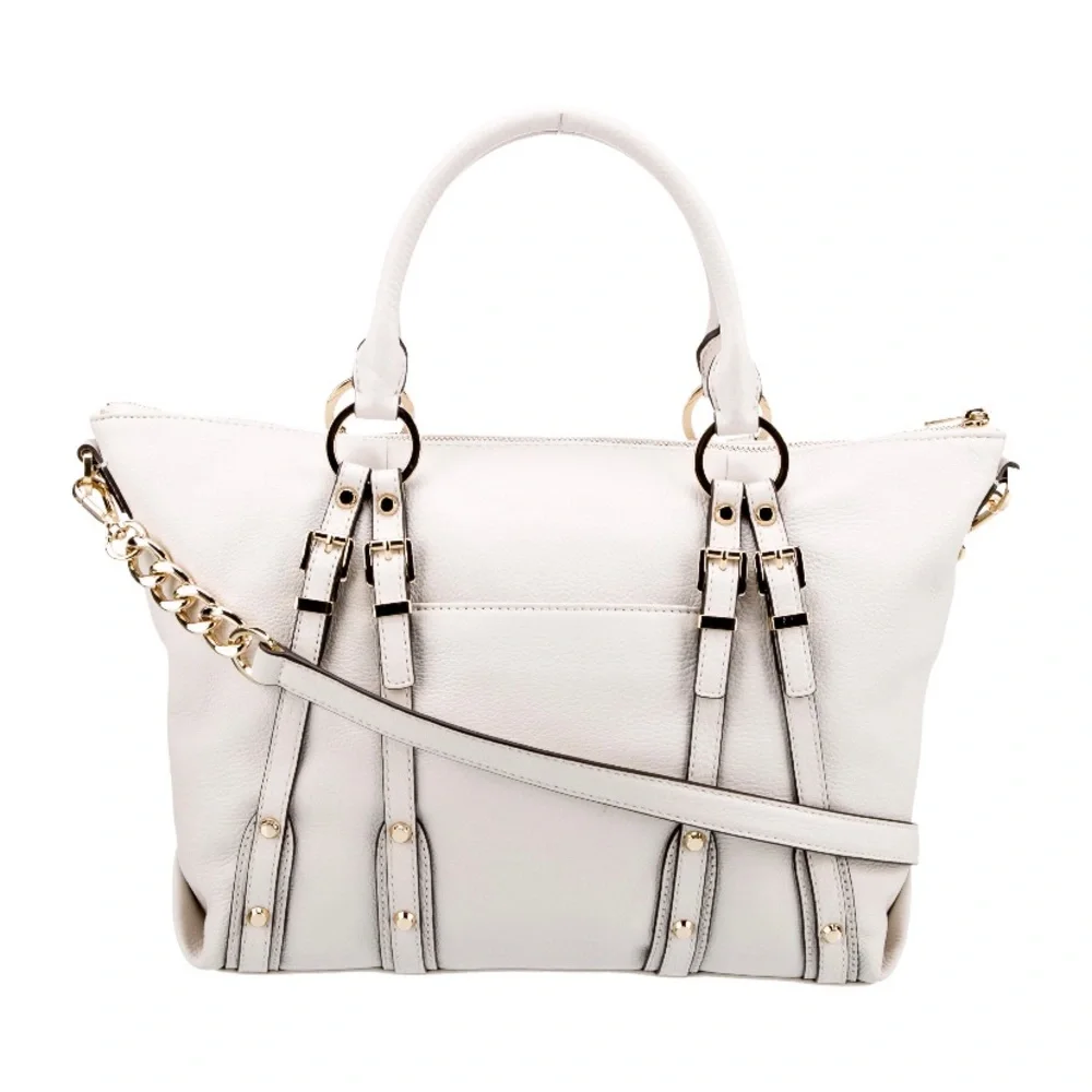BRAND NEW Michael Kors white leather purse